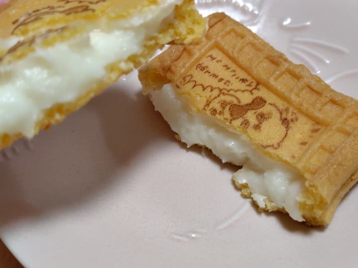中身はミルククリーム入りで甘くてもっちりしていておいしかったです。