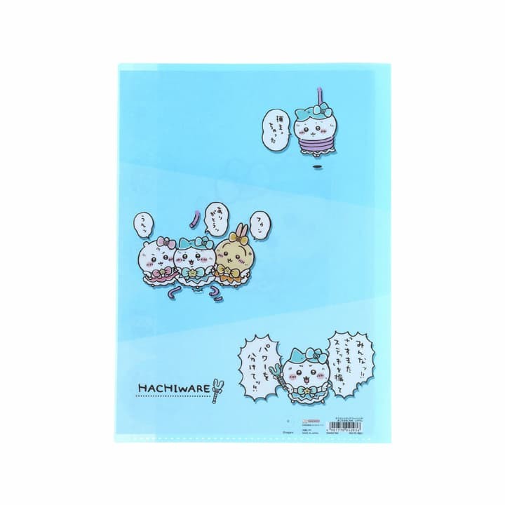 ダイカットクリアファイル ハチワレの裏面