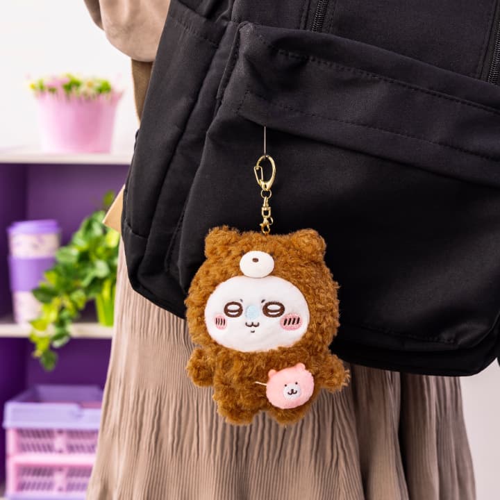 ちいかわパーク マスコットサイズな着ぐるみのぬいぐるみ着用例・サイズ感