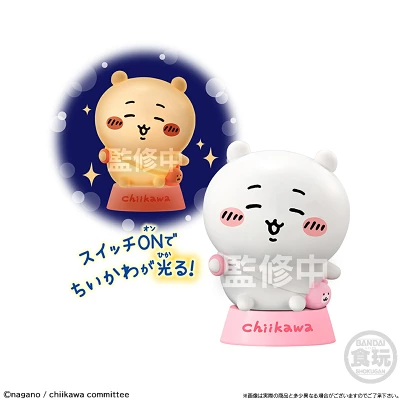 2026年2月発売の食玩ちいかわキャライトの使用例