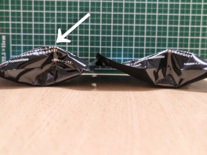 ちいかわマスコットつきビスケットの見分け方