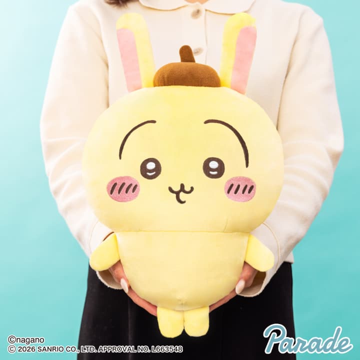プライズ】ちいかわ×サンリオBIGぬいぐるみ②が登場！うさぎ×ポムポム