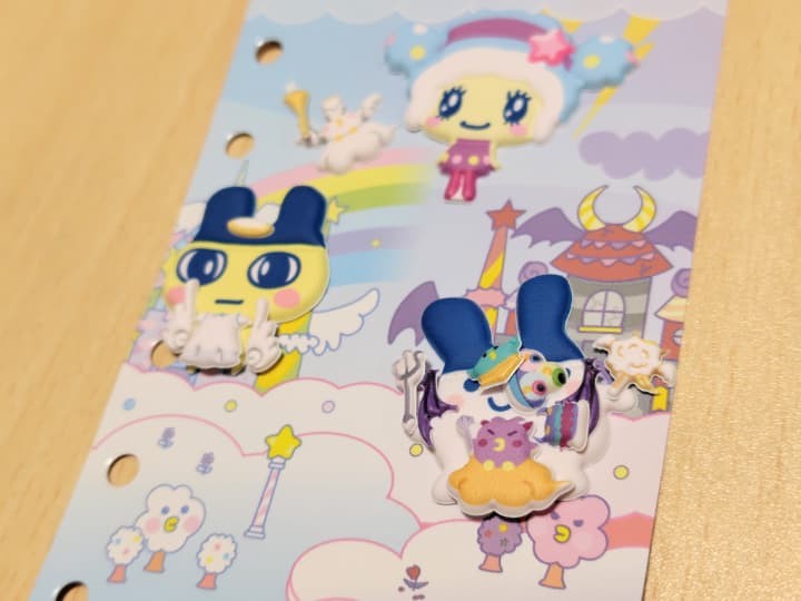 たまごっち たまもりしーるリフィル第2弾で遊んでみたレビュー　完成品