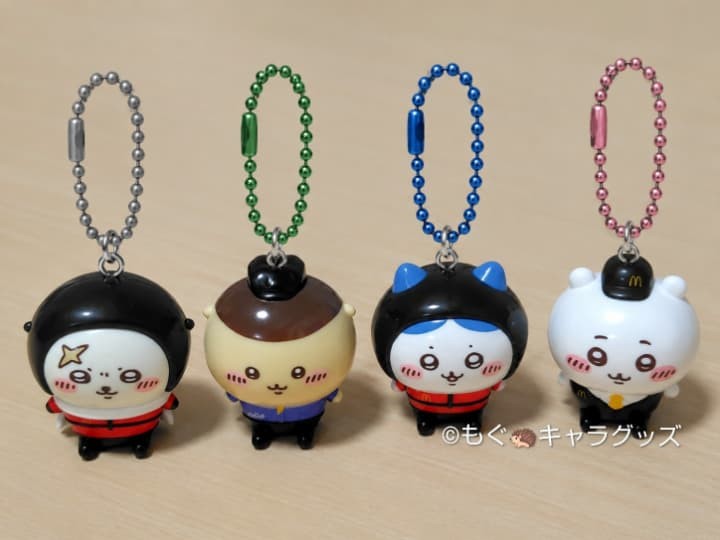 ちいかわハッピーセット2026のおもちゃ（フィギュア）をキーホルダーにリメイクする方法