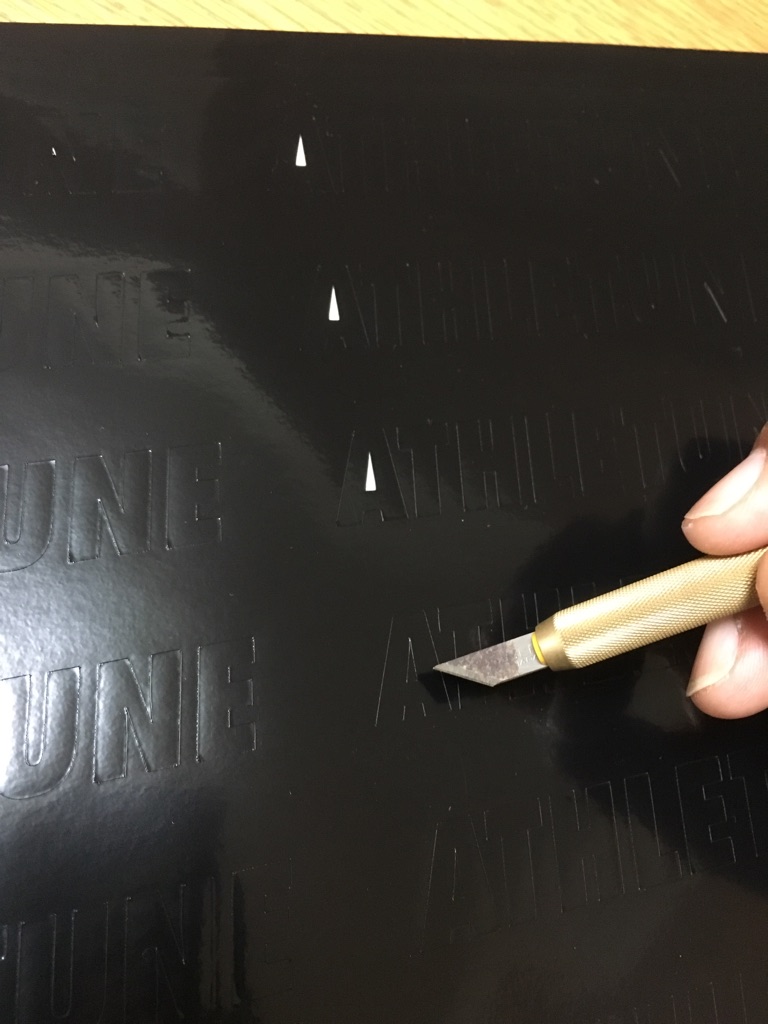 切り文字ステッカー増産中！