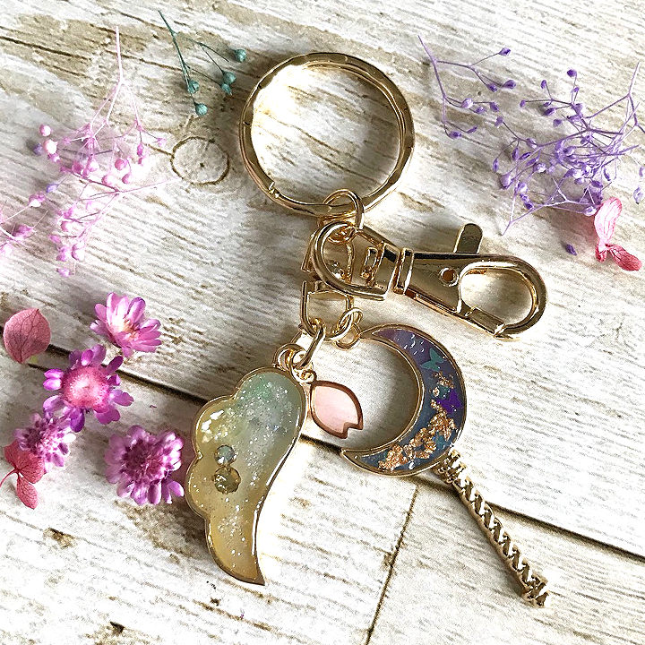 ゆめかわ♡三日月のステッキチャームの作り方 - UVレジン店員が教える