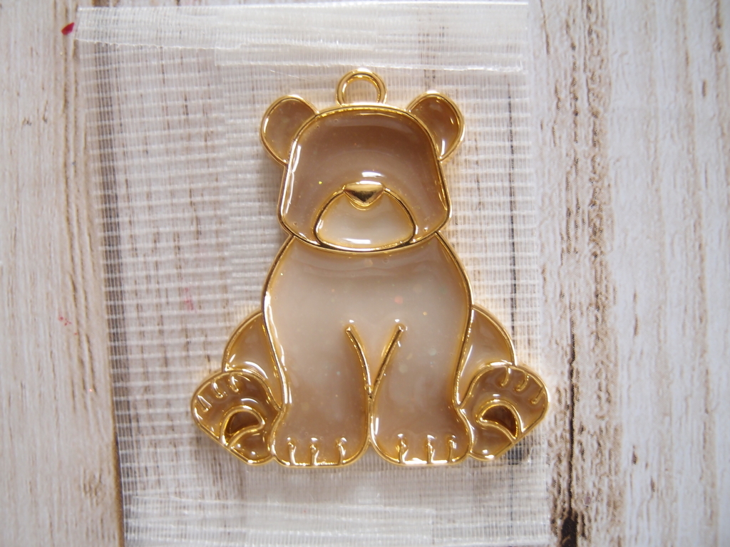 コメント制♡ハンドメイド♡くまさん♡レジンプラパーツチュールバレッタ キッズ/ベビー コメント制♡ハンドメイド♡くまさん♡レジンプラパーツ