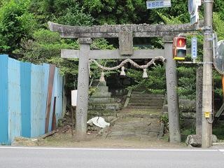 旧参道の鳥居