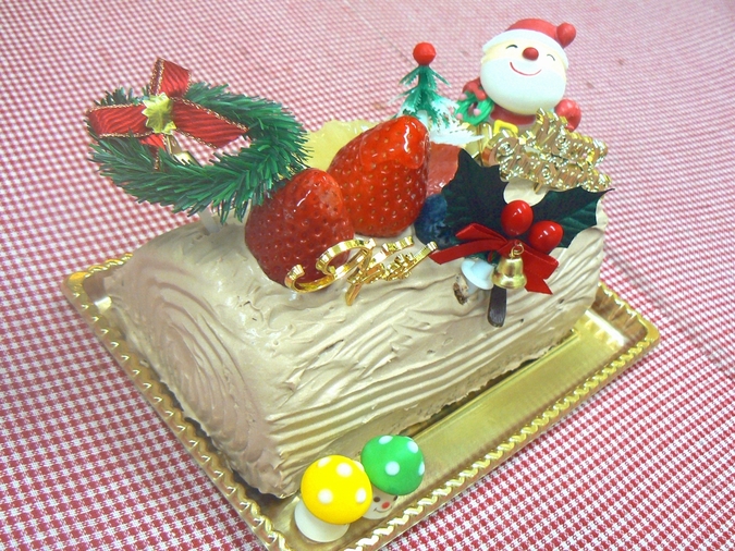 アレルギー対応クリスマスケーキ(ノエル) 17cm