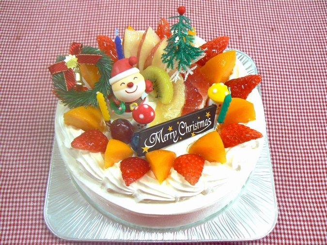 アレルギー対応クリスマスケーキ(生、豆乳クリーム)