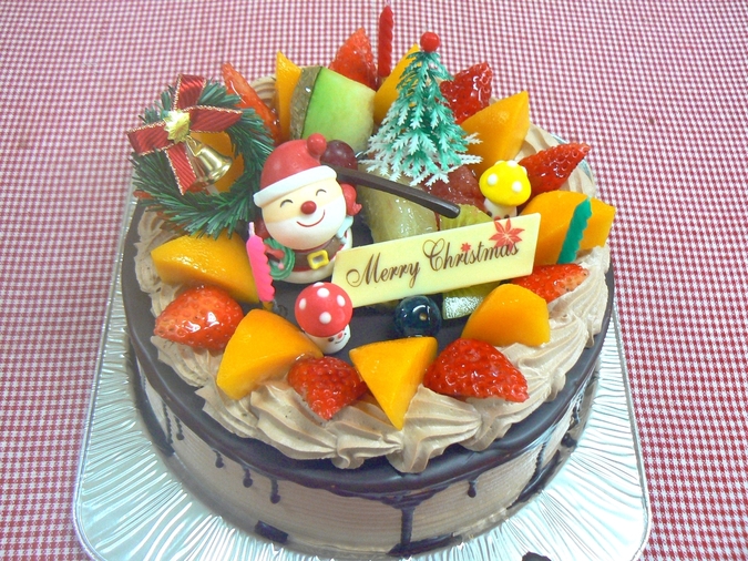アレルギー対応クリスマスケーキ(チョコクリーム)