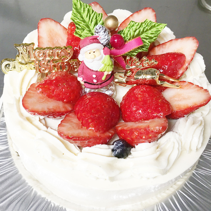 【クリスマス限定】豆乳クリームデコレーションケーキ