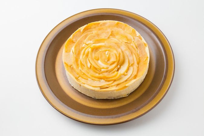 リンゴのチーズケーキ リンゴのチーズケーキ3