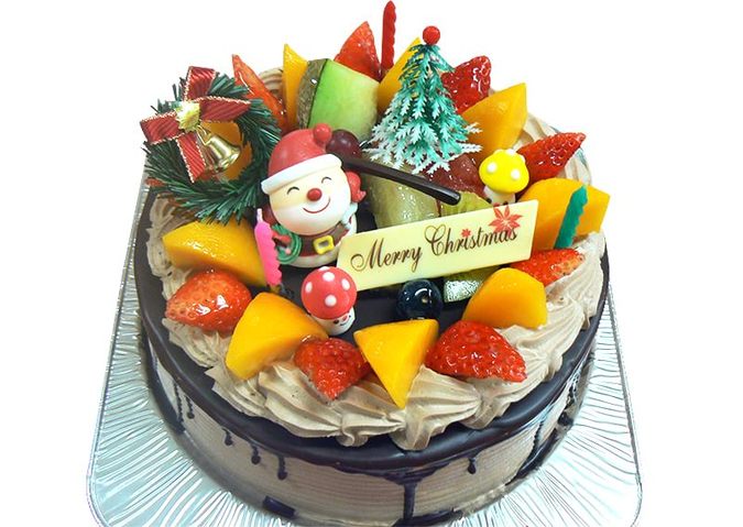 アレルギー対応クリスマスケーキ(チョコクリーム)