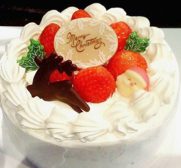 いちごのクリスマスケーキ
