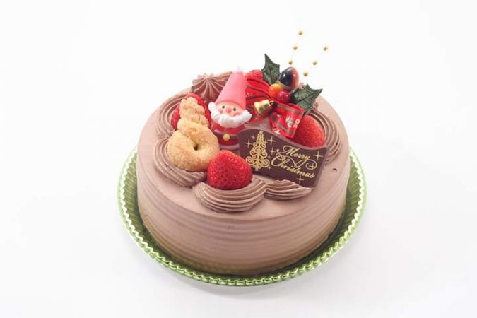 チョコ生クリームデコレーション