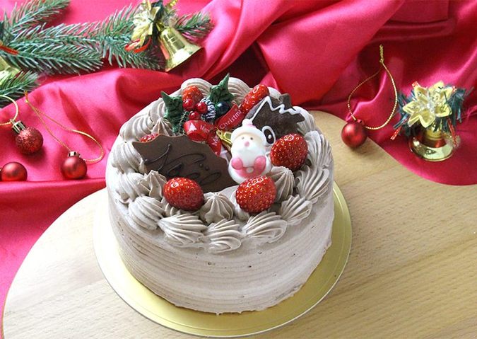 クリスマス生チョコクリームデコレーション