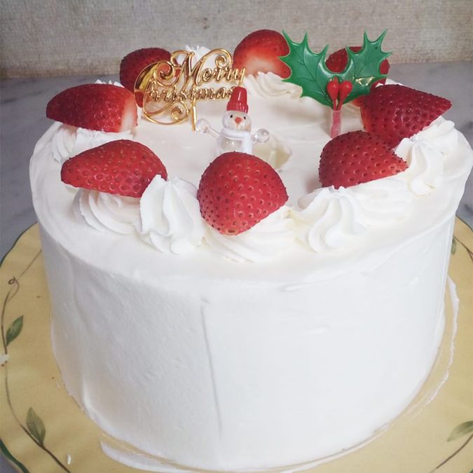 クリスマスシフォンケーキ