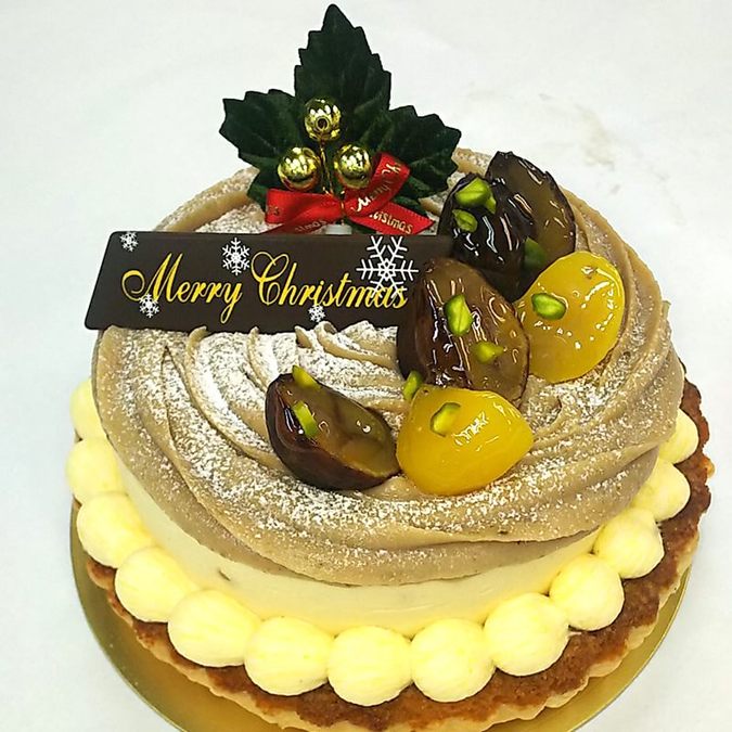 クリスマスモンブランタルト