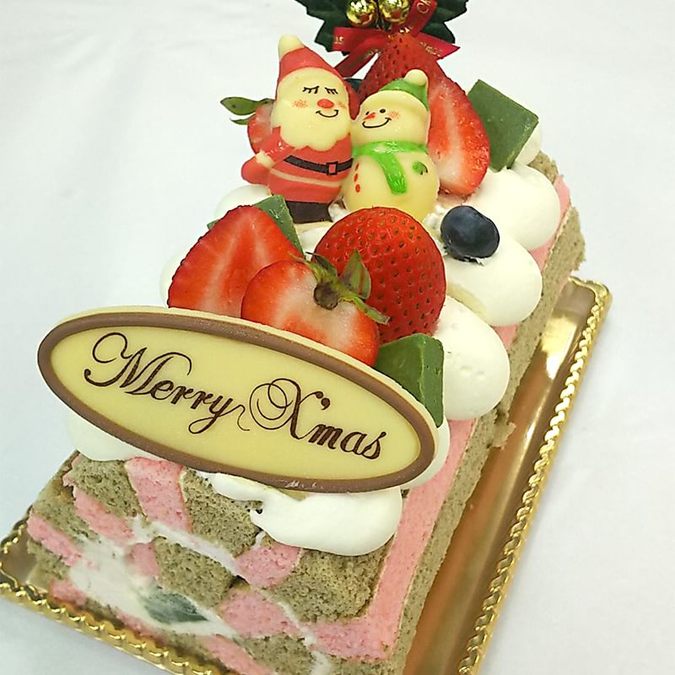しましまクリスマスロール