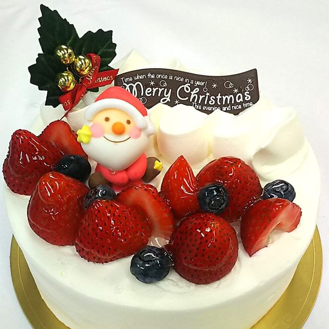 苺の生クリームケーキクリスマス