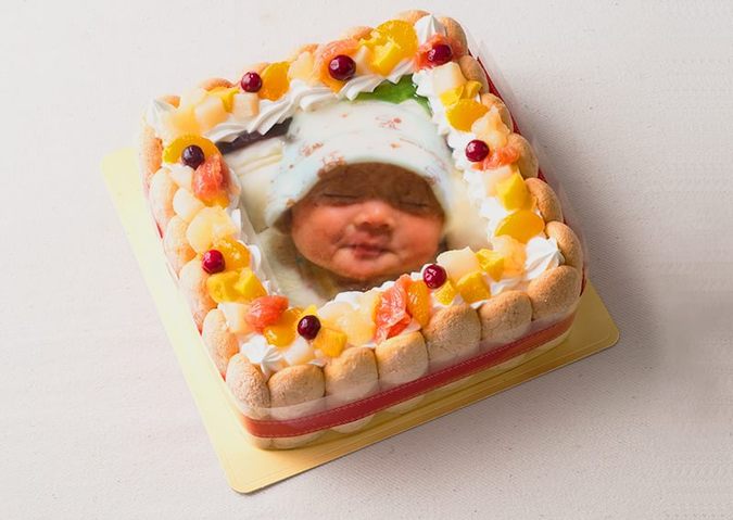 スイパラ ピクチャーデコレケーキ(ホワイト)