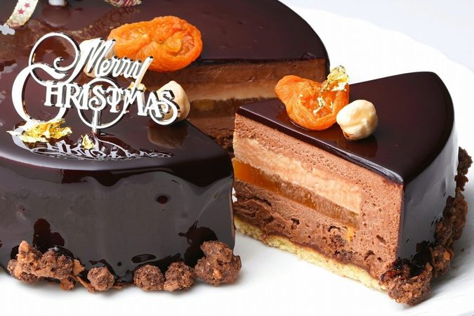 クリスマスショコラムース