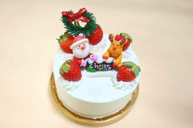 あまおう&とちおとめのクリスマスケーキ