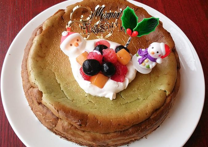 クロレラチーズケーキ