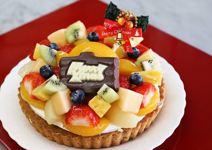 果実のタルト クリスマススタイル