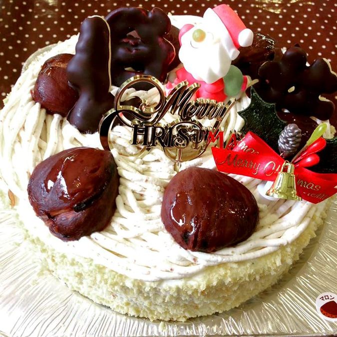 モンブラン クリスマスケーキ