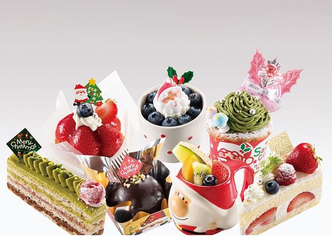《セット》サンタの森 カットケーキ7個入り