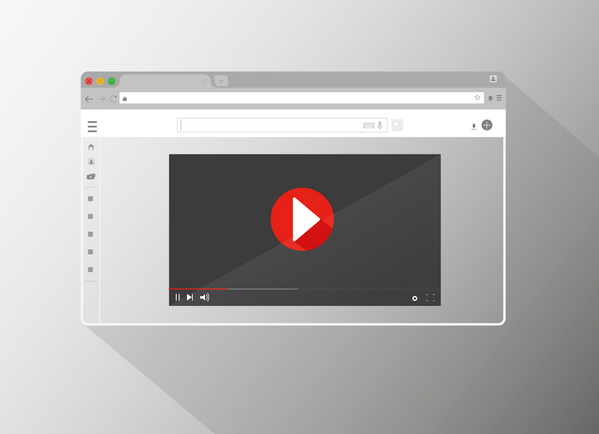 YouTubeの画面