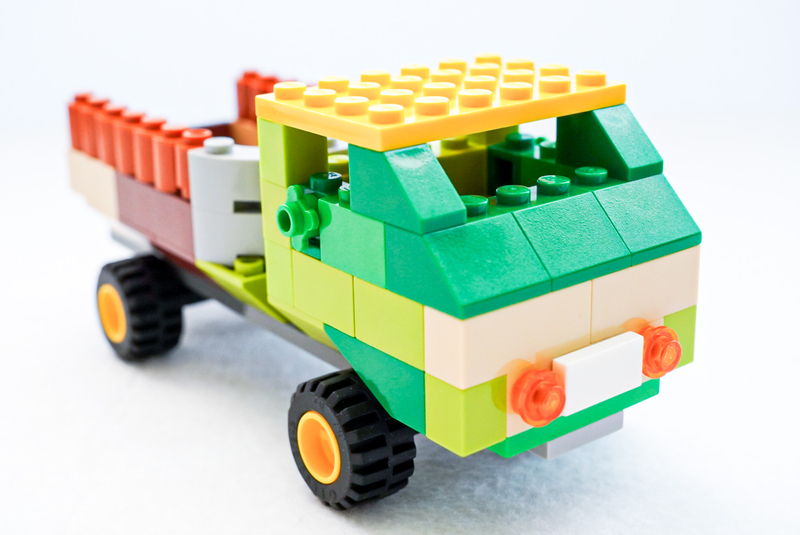 働く車】レゴ「レトロなトラック」の作り方！ 〜レゴクラシック 10698 