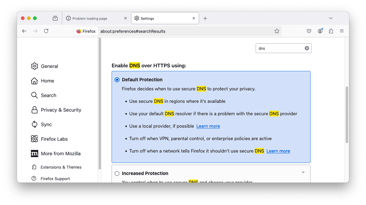 MacOS の Firefox で .local にアクセスできない - みーのぺーじ