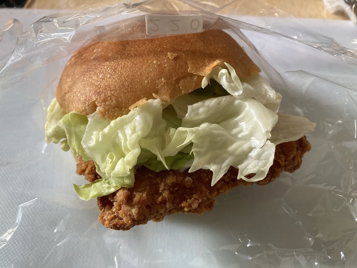 チキンフィレバーガー