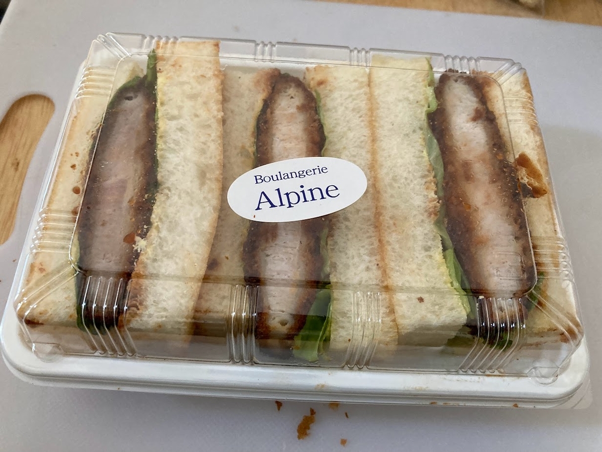 自家製カツサンド