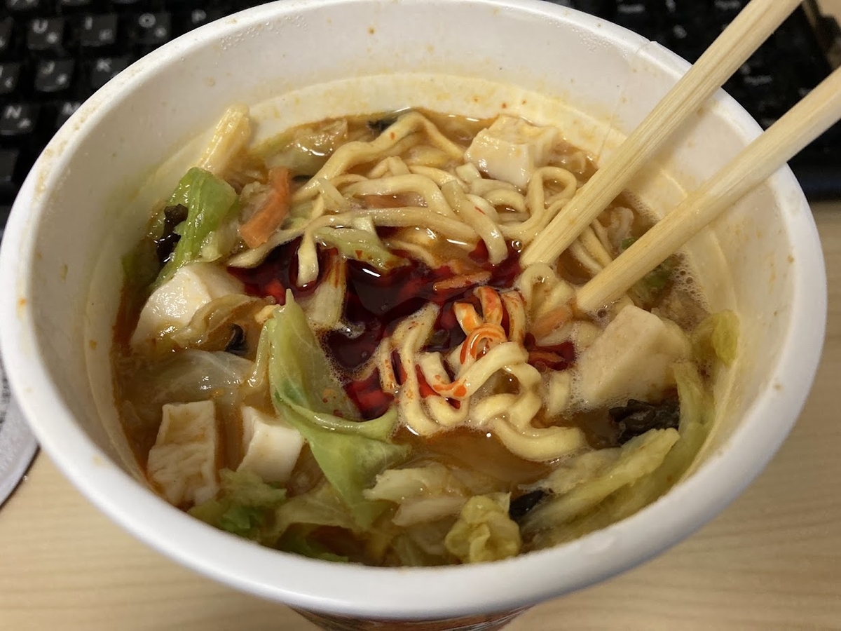 蒙古タンメン中本のカップ麺