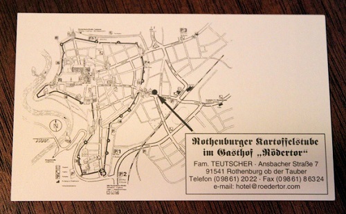 ドイツローテンブルクレストランローテンブルガー・カルトッフェルシュトゥーベ IMG_7877