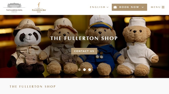 The Fullerton Hotel Gift Shop Singapore