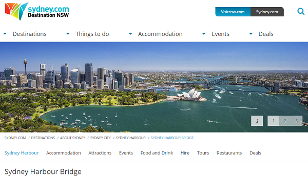 シドニー政府観光局 公式ホームページ Sydney Harbour Bridge オーストラリア、シドニーの観光局 公式ホームページ