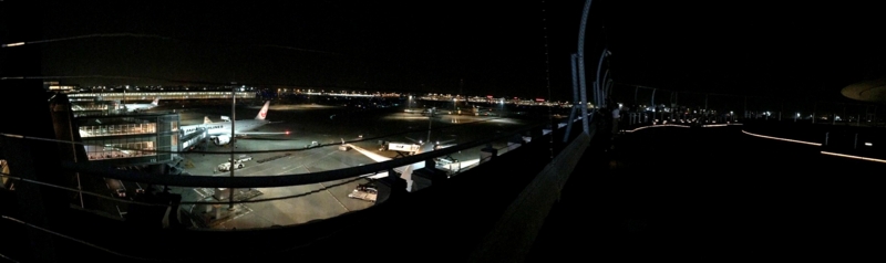 東京　羽田空港　展望デッキ　パノラマビュー