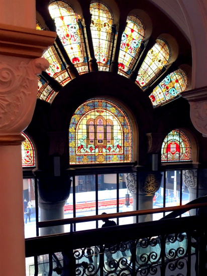 QVB クイーン・ビクトリア・ビルディング The Queen Victoria Building 美しいステンドグラス