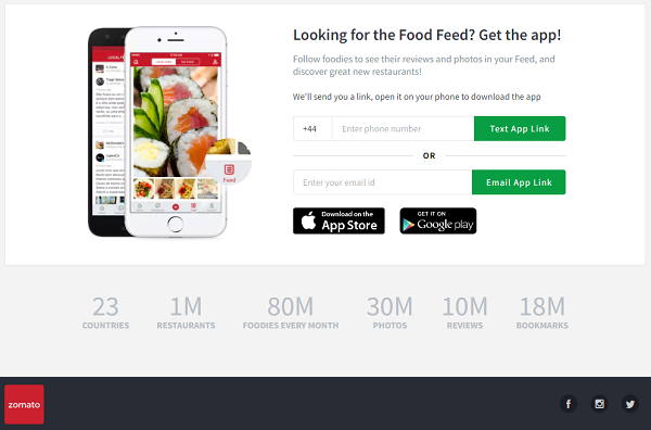 zomato アプリ紹介 公式ホームページ zomatoapp 海外グルメサイト ゾマト公式ホームページ アプリ紹介