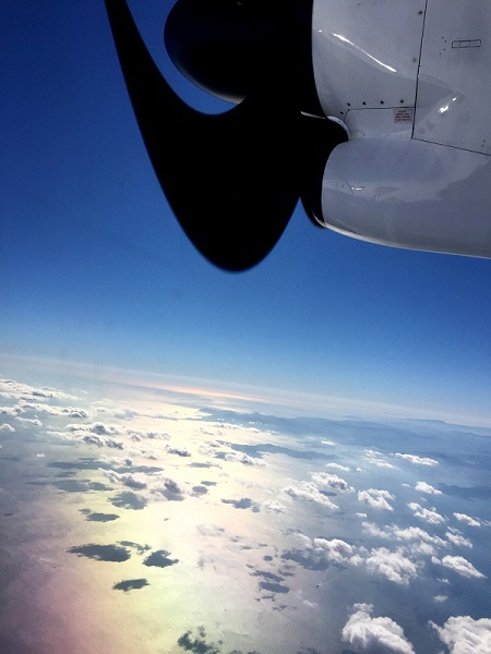 プロペラ機 ボンバルディアDHC8 Q40012180204IMG_9294