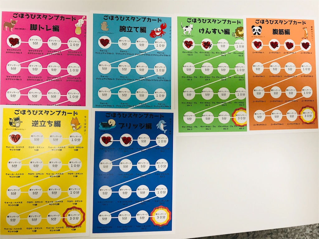 妻が筋トレに夢中になる ごほうびスタンプカードの作り方 Canva ジムじゃなきゃダメですか