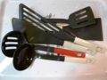 [食]貝印だったと思うけど、昔から使ってるお気に入りの調理器具一式。