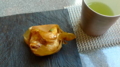 [茶][菓子]うおがし銘茶「茶・銀座」2階、シェフ・ナカギリのこもれびパイ