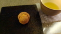 [茶][菓子]うおがし銘茶「茶・銀座」2階、清月堂のおとし文