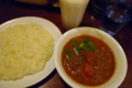 [食]新宿三丁目のインド風オリジナルカレー、curry草枕